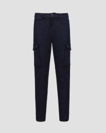 Men S Cargo Pants Aeronautica Militare Navy Blue Pa Ct