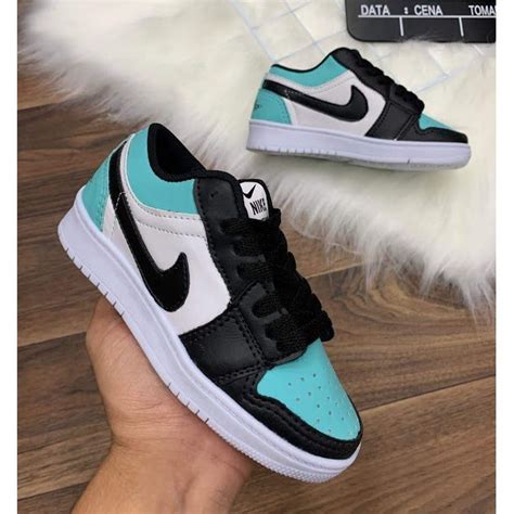 Tenis Nk Air Jordan Low Cano Baixo Unissex Meninos E Meninas Envio