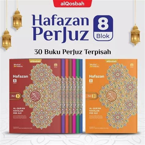 Jual Al Quran Mujazza Per Juz Hafazan 8 Blok Ukuran Sedang A5 Al