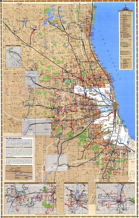 Chicago ''L''.org: System Maps - Route Maps