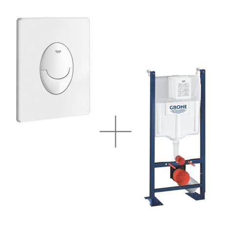 Grohe B Ti Support Wc Rapid Sl Project Plaque De Commande Skate Air