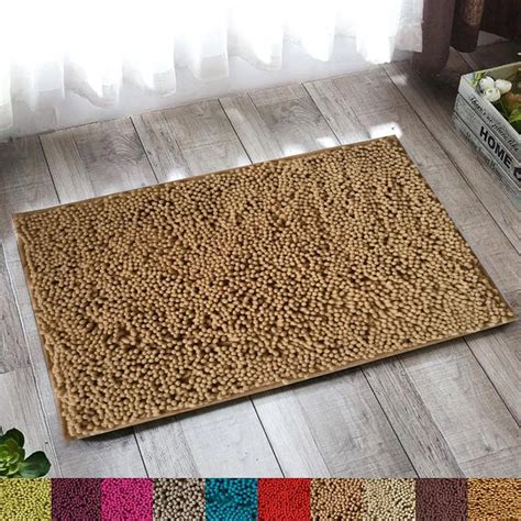 Lushomes Durable Brown Bath Mat (2200 GSM) - WallMantra