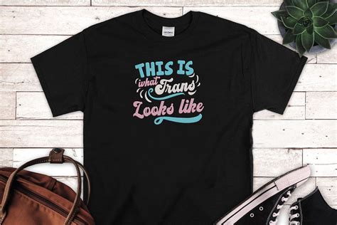 This Is What Trans Looks Like Gay Lgbt Embroidery Lgbtq Rainbow Pride