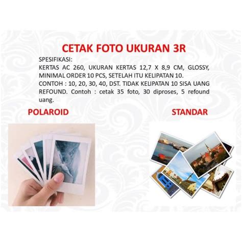 Detail Daftar Harga Cetak Foto Polaroid Koleksi Nomer 36