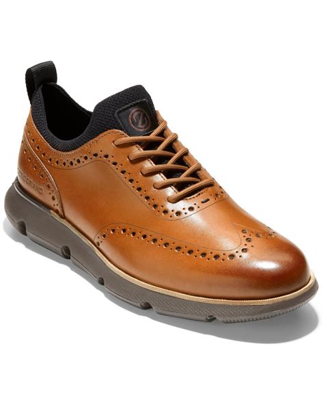 Купить Оксфорды Мужские оксфорды 4.ZERÃ˜GRAND Wingtip Cole Haan, цвет ...