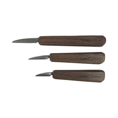 Occt Walnut Handled Caving Knives Chippingaway