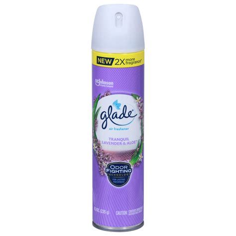 Glade Air Freshener Room Spray Tranquil Lavender And Aloe Shop Air