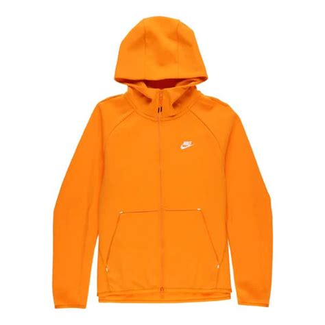 Old Season Nike Tech Fleece Hoodie Usa Exclusive Orange Refurbished Traxcentric