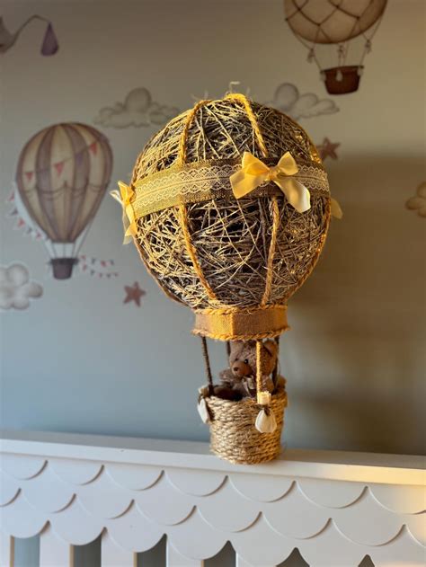 Hot Air Balloon Nursery Lights Baby Shower Gift Nursery Decor Etsy
