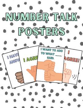 Number Talk Posters By Hello Mrs Burke TPT