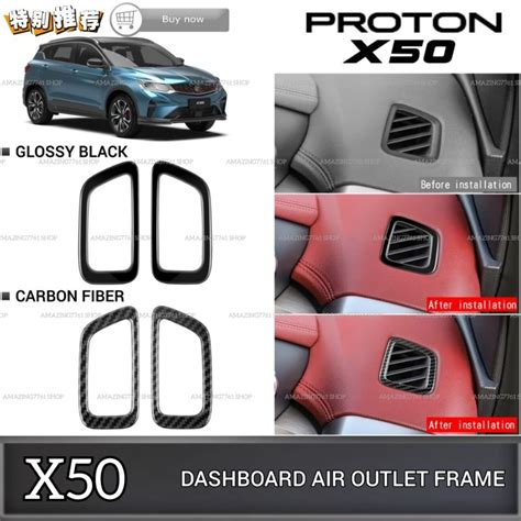 AMAZING PROTON X50 CAR DASHBOARD AIR OUTLET FRAME COVER GARNISH AIRCOND