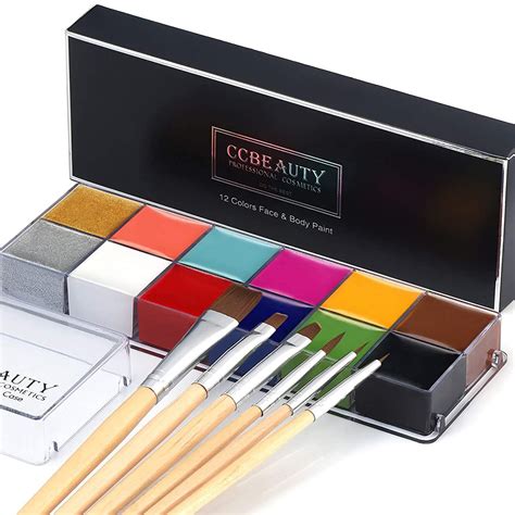 Buy CCbeauty Professional 12 Colors Face Body Paint Kit Oil Non Toxic