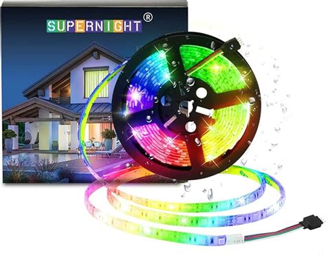 Amazon Supernight Led Strip Lights Ft M Smd Waterproof