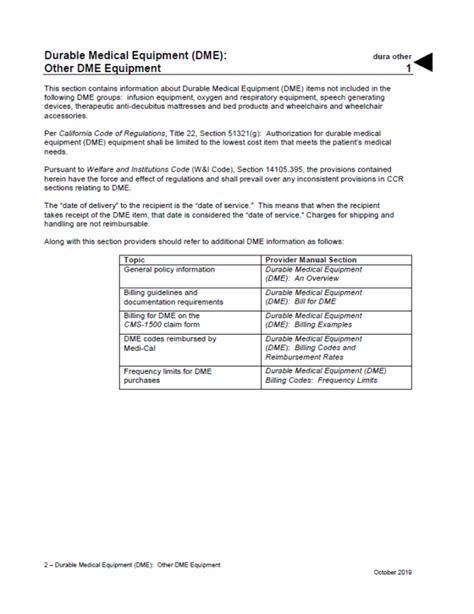 California S Durable Medical Equipment Medicaid Policy Implementing