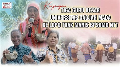 Kunjungan Tiga Guru Besar Universitas Gadjah Mada Ke Lopo Tuak Manis