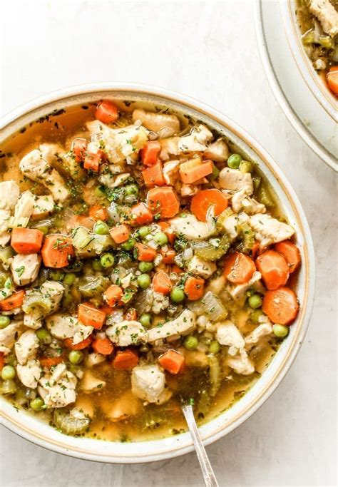 Chicken And Cauliflower Rice Soup The Whole Cook