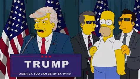 President Trump The Simpsons Got There First Heyuguys