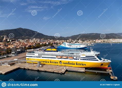 Ajaccio France October 26 2022 Port Of Ajaccio In Corsica