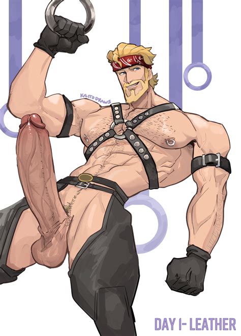 Rule 34 Huge Cock Jack Morrison Kaito Draws Leather Clothing Male Male Only Overwatch