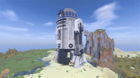 Minecraft R2d2 Build Star Wars Youtube