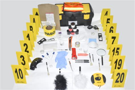 Kit De Criminalistica Master Con Caja Tienda Forense Y De Criminolog A