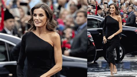 Letizia Di Spagna Dice Addio Al Bon Ton E Incanta Con Un Sensuale Abito