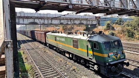 AJNI WAG 9H 31270 In Lead Of BCN Rake Heads Towards Kalyan Yard YouTube