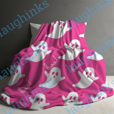 Cursed Pink Ghost Blanket White And Pink Ghost Blanket Tiktok Halloween