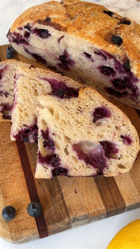 Sourdough Blueberry Lemon Artisan Bread Artofit