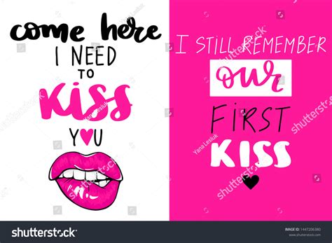 Sexy Lips Bite Ones Lip Fashion Stock Vector Royalty Free 1447206380 Shutterstock