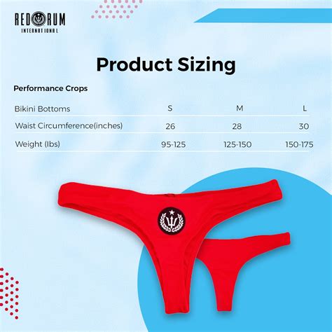 Red Cheeky Bikini Bottoms