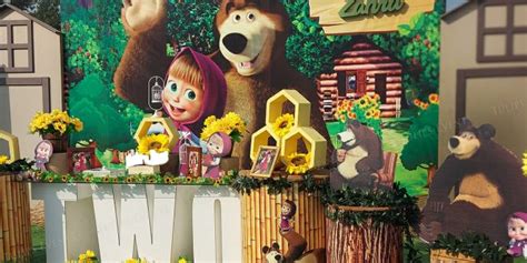 How To Organize Masha And The Bear Birthday Party Venuelook Blog