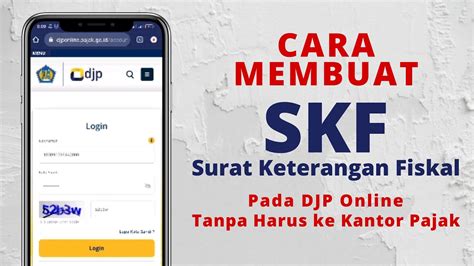 Cara Membuat Surat Keterangan Fiskal SKF Pada DJP Online YouTube