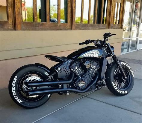 custom indian scout motorcycle