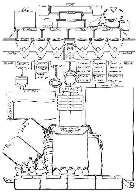 Custom Character Sheet Made With My In Browser Sheet Maker Oc R Dnd