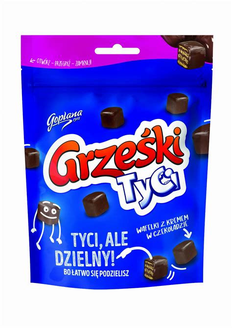 Grześki Tyci Wafelki z kremem w czekoladzie 120 g DHT Online