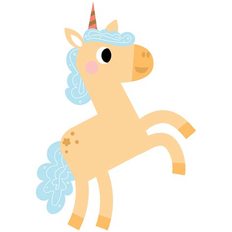 Cute Unicorns Pony Or Horse With Magical Png Clipart Unicorns