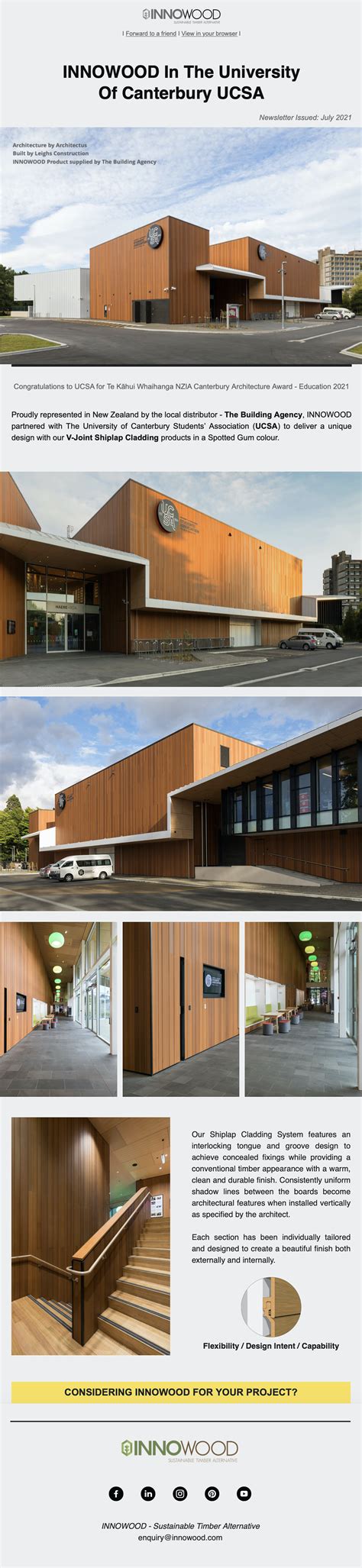 July Innowood In The University Of Canterbury Ucsa Composite