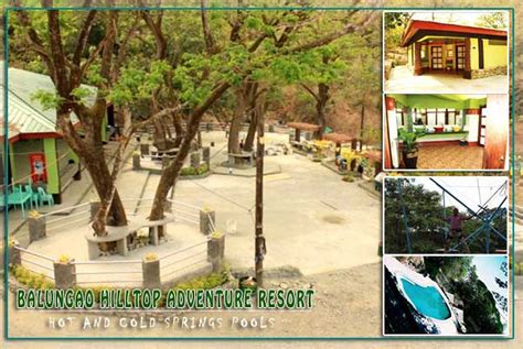 Mt Balungao Hilltop Adventure Resort Hot And Cold Springs Manigo