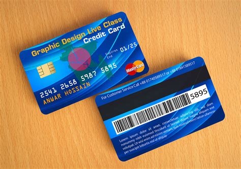 Master Card Or Credit Card Design Behance