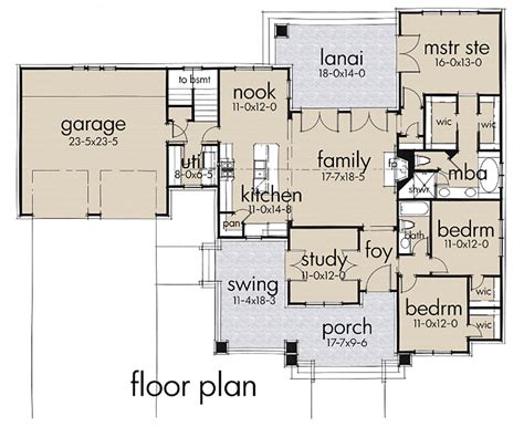 Large Bungalow Floor Plans