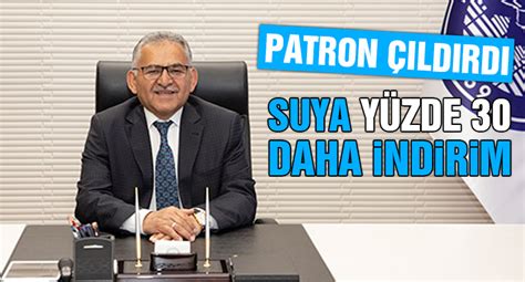 Patron Çıldırdı Kayseri de Suya Yüzde 30 İndirim Geldi TrKayseri