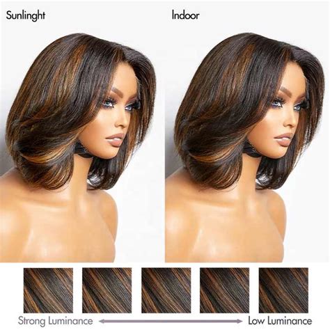 Luxury Design Blonde Highlights Glueless 5x5 Closure Wig