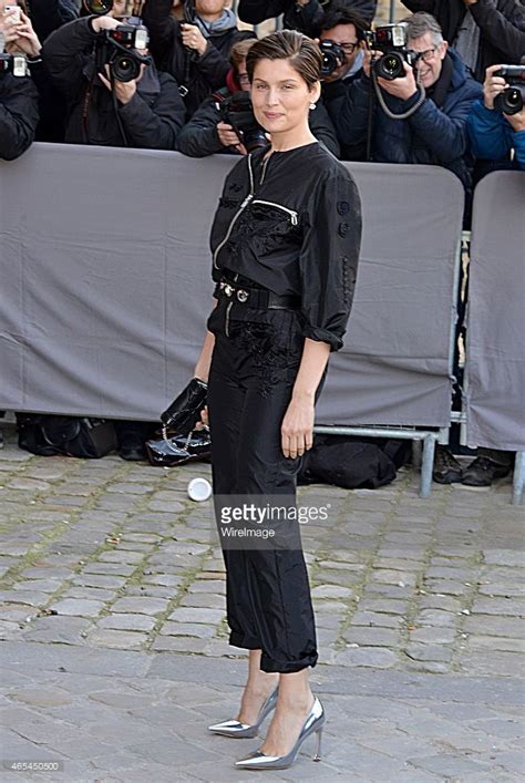 Laetitia Casta Attends The Christian Dior Show As Part Of The Paris