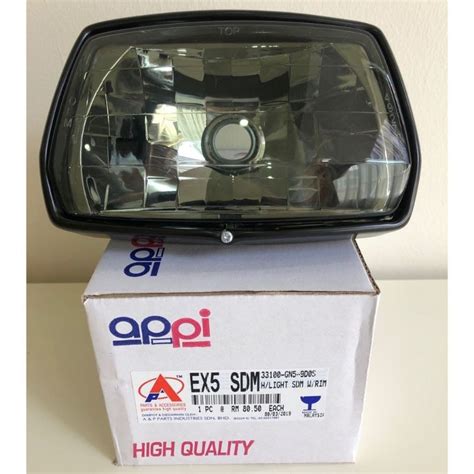 HONDA EX5 DREAM HEAD LAMP LAMPU DEPAN SMOKE APPI OEM A CLASS HIGH