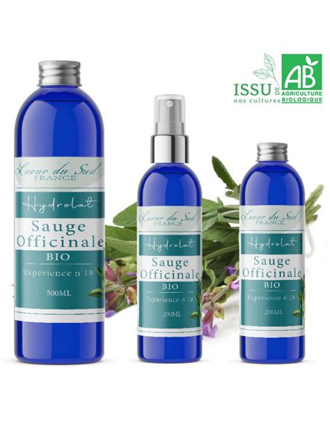 Hydrolat Bio De Sauge Sclar E Producteur Distillateur Lueur Du Sud