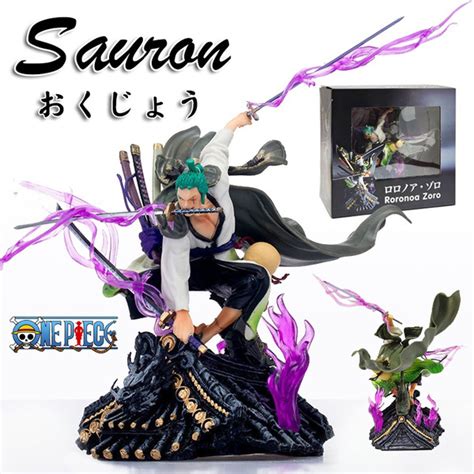 20cm Anime One Piece Gk Roronoa Zoro Ver Rooftop Sauron Figure Wano