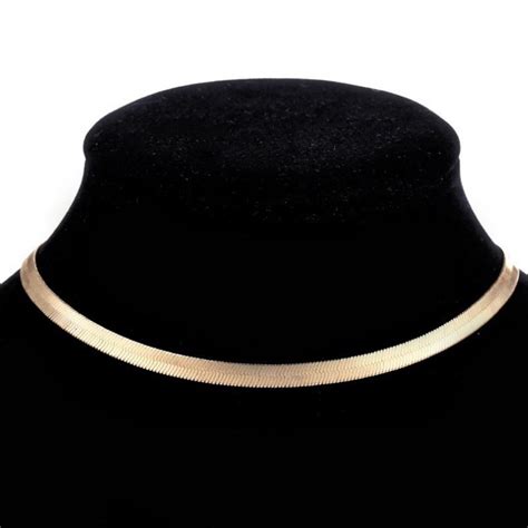 Купить Мода Мужчины Женщины 18K Позолоченный Змея Цепь Колье Ожерелье ...