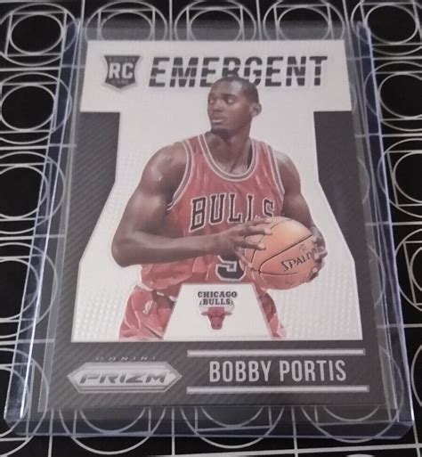 BOBBY PORTIS BULLS 2015 16 PANINI PRIZM EMERGENT ROOKIE RC CARD NUMBER