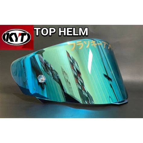 Jual Kaca Helm Kyt Tt Course Original Costum Iridium Blue Red Visor Ttc